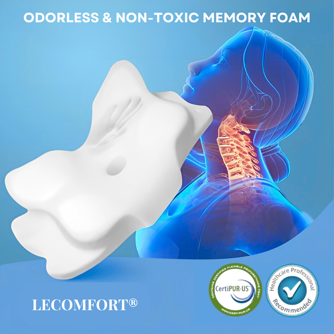 LECOMFORT® Contour Relief Pillow 2.0: Elevated and Enhanced Thickness