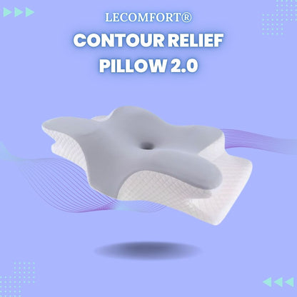 LECOMFORT® Contour Relief Pillow 2.0: Elevated and Enhanced Thickness