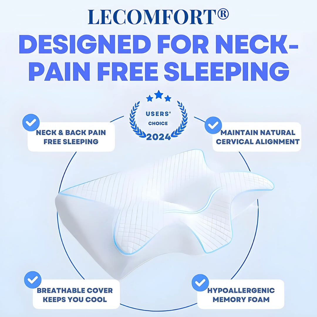 LECOMFORT® Contour Relief Pillow